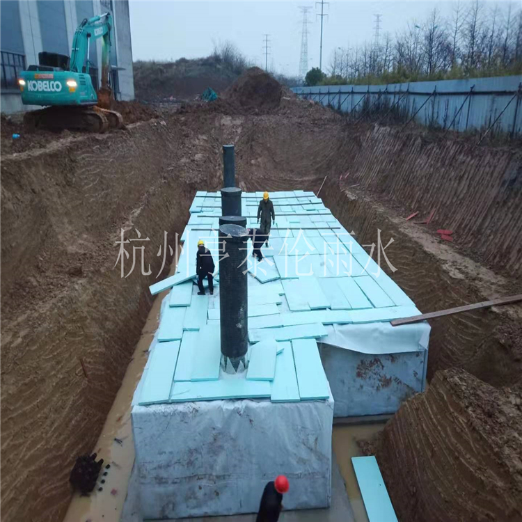 鎮江航天華創320方雨水回收池 2020.1.11